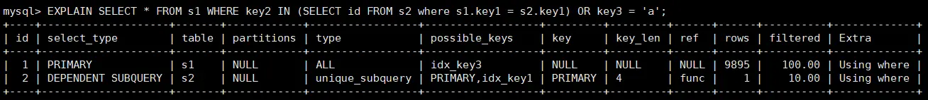 explain_type_uniquesebquery