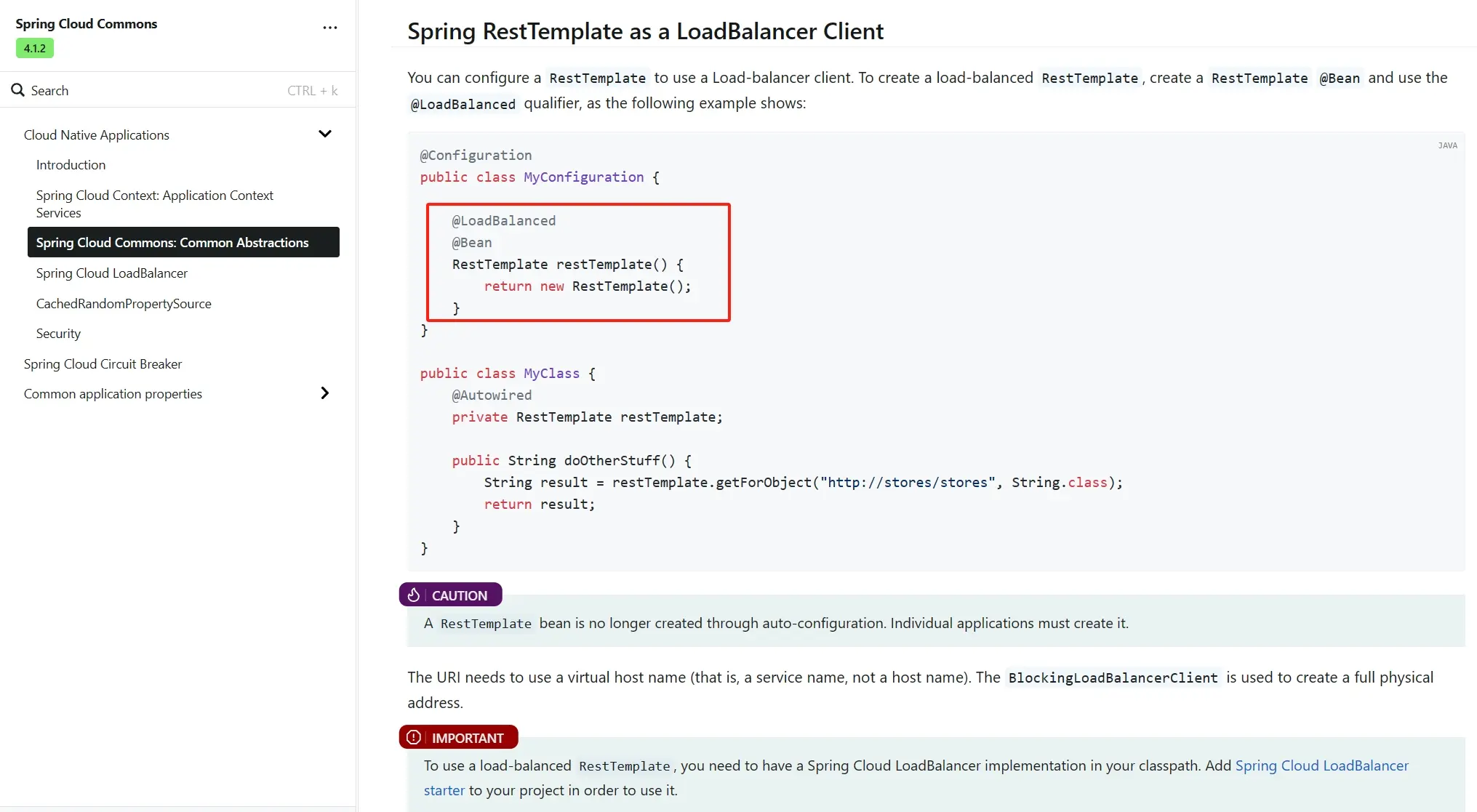 spring-RestTemplate-LoadBalancer